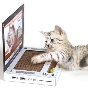 Cat Laptop Scratcher | Cardboard Cat Scratcher "Brand New"